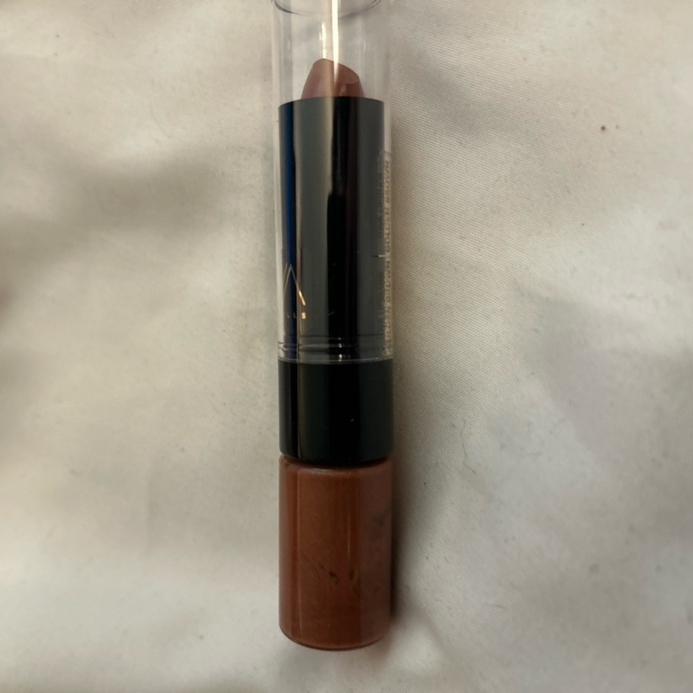 Tova Secrets Lips To Go Duo Gloss & Lipstick Golden Brown Vintage New SeePicture